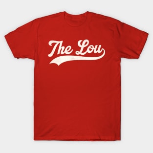 The Lou Sports Jersey Style Distressed T-Shirt